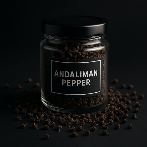 Andaliman Pepper ve sklenici